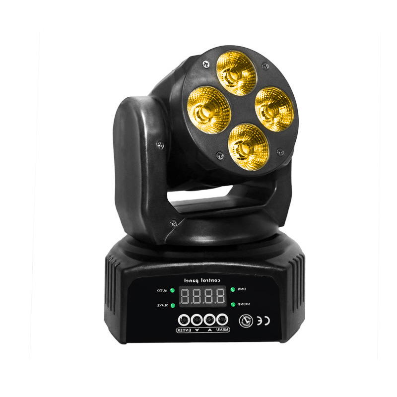 Moving Head Wash LED_M WASH 406  4pcs Of 10W RGBWA+UV