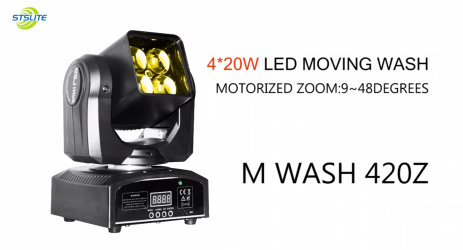 Moving Heads 420Z 4pcs 50W RGBW 4-In-1  LED ZOOM WASH Light